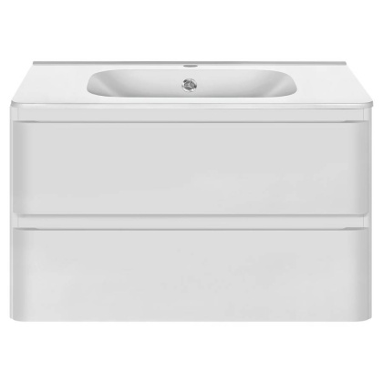 База под раковину Vico 800 подвесная, 2 выкатных ящика soft close, G.White