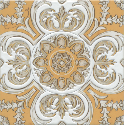 Декор HGD\B510\SG9174 Алмаш желтый/оранжевый/белый (30см*30см*8мм) (7шт/0,63м2) матовый, шт Декор HGD\B510\SG9174 Алмаш желтый/оранжевый/белый (30см*30см*8мм) (7шт/0,63м2) матовый, шт