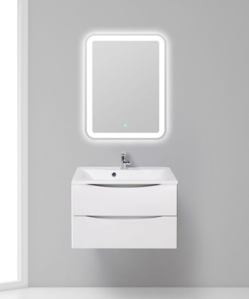 Тумба с раковиной подвесная BelBagno MARINO 75 Bianco Lucido, раковина белая Тумба с раковиной подвесная BelBagno MARINO 75 Bianco Lucido, раковина белая