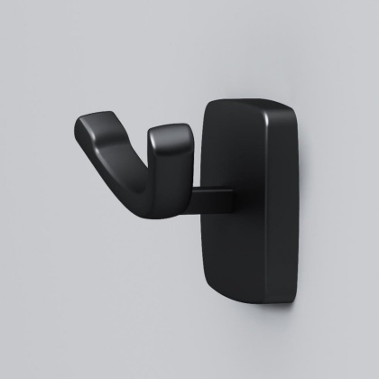 A9035622 Gem, Двойной крючок для полотенец, черный A9035622 Gem, Двойной крючок для полотенец, черный