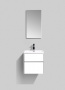 Тумба с раковиной подвесная BelBagno PIETRA MINI 50AS Stucco Cemento, раковина белая Тумба с раковиной подвесная BelBagno PIETRA MINI 50AS Stucco Cemento, раковина белая