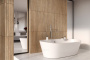 Керамогранит GT408014082MR Global Tile Somerset Бежевый танграм 40x80