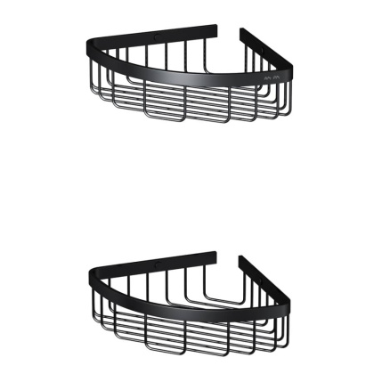 A7452222 Sense L Корзина для душа угловая двухъярусная, черный A7452222 Sense L Корзина для душа угловая двухъярусная, черный