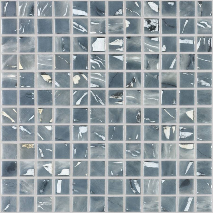 Стеклянная мозаика 7104 Oasis Grey 25x25, Oasis