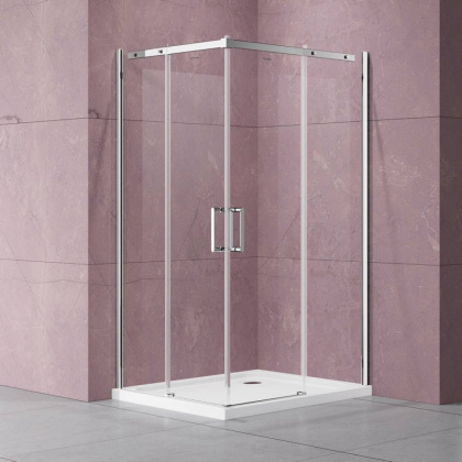 Душевой уголок Dice VSS-4D900CL, 900*900, хром, стекло прозрачное Душевой уголок Dice VSS-4D900CL, 900*900, хром, стекло прозрачное