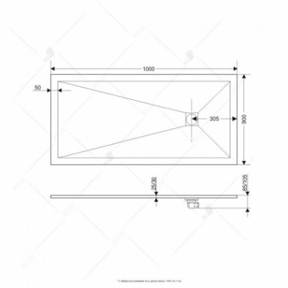 Душевой поддон RGW ST-0109W, 90 x 100 см, прямоугольный, из искусственного камня, белый, 16152910-01 Душевой поддон RGW ST-0109W, 90 x 100 см, прямоугольный, из искусственного камня, белый, 16152910-01