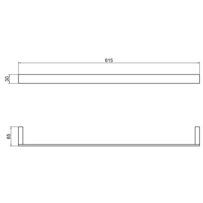 Полотенцедержатель Timo Petruma 15253/17 золото матовое