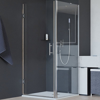 Душевой уголок  60* 70*195 RGW HO-045 (HO-011 + Z-050-2 + держ) Прямоуг./Хром/Прозрачное(Easy)/8 мм