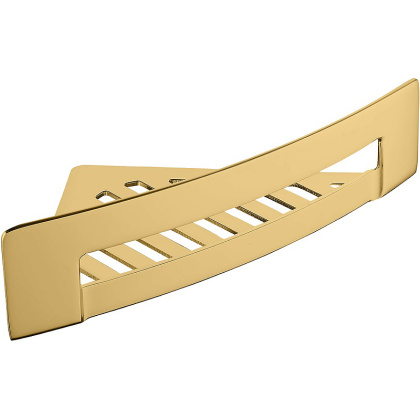 Полка корзина Bemeta Brilo 161208280 угловая Золото