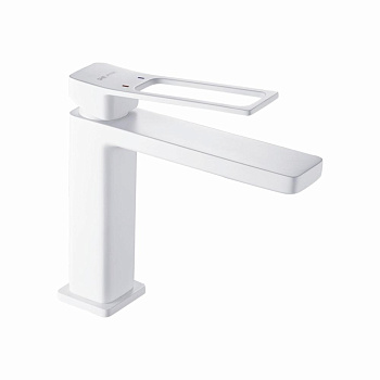 Смеситель для раковины латунь, белый S6901C Смеситель для раковины латунь, белый S6901C