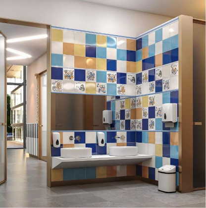 Плитка настенная 5238 Капри оранжевый 20*20 (26шт/1,04м2), м2