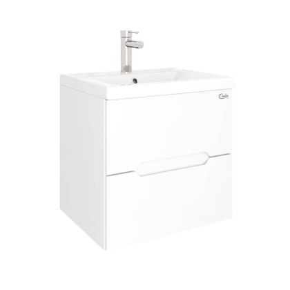 Тумба Onika Айленд 50 подвесная, белая (ум. Como 50/Фостер 50)