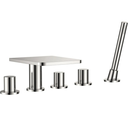 CASCADO-F-BVD5-01 Смеситель на борт ванны с ручным выдвижным душем CASCADO-F-BVD5-01 Смеситель на борт ванны с ручным выдвижным душем