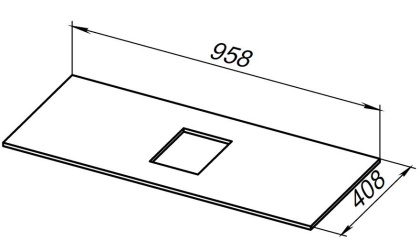 Столешница Allen Brau Priority 100 1.31011.B бежевый Столешница Allen Brau Priority 100 1.31011.B бежевый