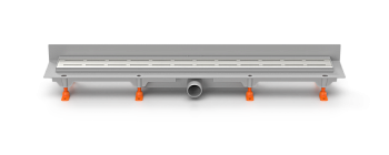 Душевой лоток 65 см Creto Walkway CRE-650 WH-P с решеткой, хром