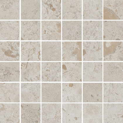 Декор Про Лаймстоун бежевый темный матовый мозаичный 30x30x0,9