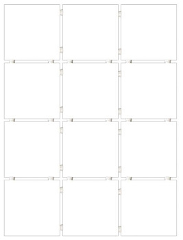 Плитка настенная 1146Н Конфетти белый блестящий,полотно 29,8х39,8 из 12 частей 9,8х9,8(96шт.0,922м2), м2