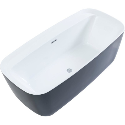 Акриловая ванна Aquanet Family Fine 170x78 95778 Gloss Finish (панель Black matte)