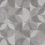 Керамогранит Фондамента серый декорированный обрезной 60x60x0,9