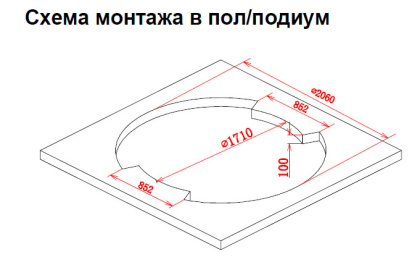 Акриловая ванна Gemy 210х210 G9060 B Акриловая ванна Gemy 210х210 G9060 B