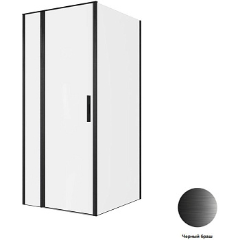 Душевой уголок Allen Brau Priority 90x100 3.31027.BBA + 3.31048.BBA черный браш Душевой уголок Allen Brau Priority 90x100 3.31027.BBA + 3.31048.BBA черный браш