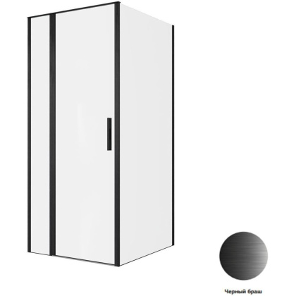 Душевой уголок Allen Brau Priority 90x100 3.31027.BBA + 3.31048.BBA черный браш Душевой уголок Allen Brau Priority 90x100 3.31027.BBA + 3.31048.BBA черный браш