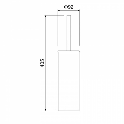 Щетка для туалета настенно-напольная Timo Saona 13161/16 белый матовый Щетка для туалета настенно-напольная Timo Saona 13161/16 белый матовый