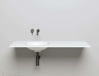 Раковина Salini MAREA 08 1802208MRF S-Stone в цвете по RAL, полувстраиваемая, матовая