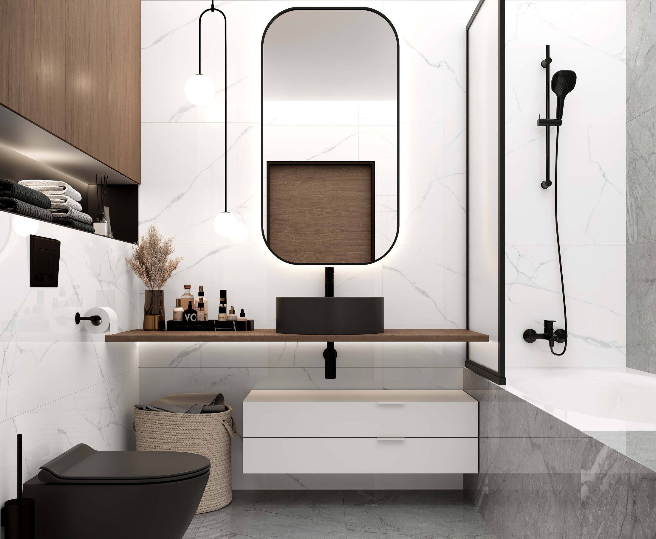 Atlantic White Керамогранит i белый 60x120 Сатинированный