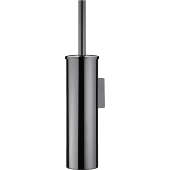 K-1087POLISHED BLACK Щетка для унитаза подвесная