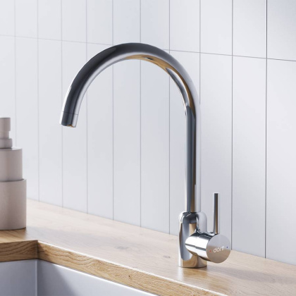 D3007000 Logic кухонный смеситель поворотный, хром D3007000 Logic кухонный смеситель поворотный, хром