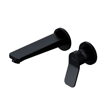 F85A72622 X-Joy, Смеситель д/умывальника, монтируемый в стену, чёрный, шт.