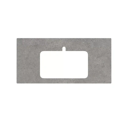 Столешница из керамогранита Фондамента 100, серая, PL2.DL500920R\100