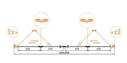 ELENA-W-BS-22-200-C-Cr Душевая дверь