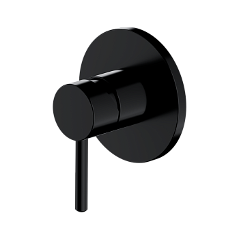 Смеситель для душа скрытого монтажа OMNIRES Y Y1245BL (черный BLH)