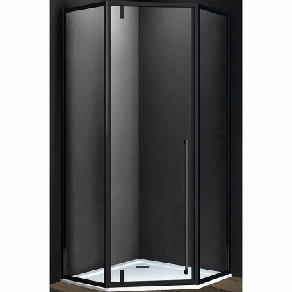 Душевой уголок Penta VSP-3P100CLB, 1000*1000, черный, стекло прозрачное Душевой уголок Penta VSP-3P100CLB, 1000*1000, черный, стекло прозрачное