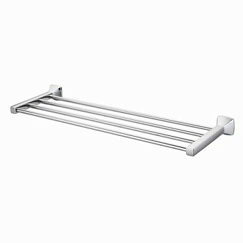 Полка для полотенец Wern, 66х5х20 см, хром, K-2511