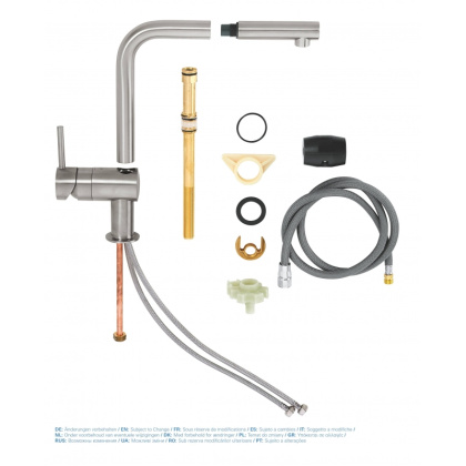 Смеситель для кухни Grohe Minta 32168dc0 нержавеющая сталь