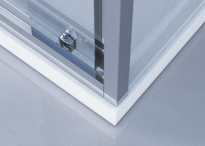 DUE-AH-1-120/80-C-CR Душевой уголок