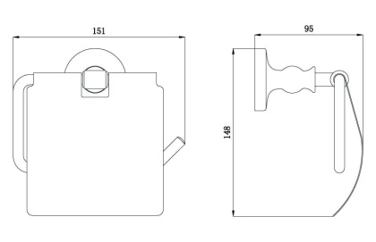 Держатель туалетной бумаги RUSH Crete (CR35111) Держатель туалетной бумаги RUSH Crete (CR35111)