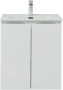 Тумба под раковину Aquanet Алвита New 60 2 дверцы, белый матовый