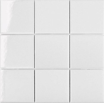 Керамическая мозаика, White Glossy 97х97, 10х10 см Керамическая мозаика, White Glossy 97х97, 10х10 см