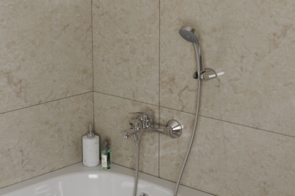 Смеситель для ванны с коротким изливом RUSH Haiti (HA1935-44)