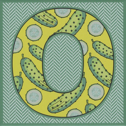 Керамеческий декор HGD\A545\5278 Сад-огород зеленый, желтый (20см*20см*6,9мм) (10шт/0,4м2) Огурец, шт