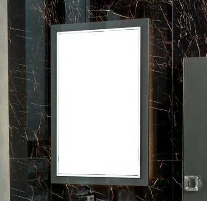 Зеркало Dolce Глянцевый Графит 105x70см 567-GR Boheme