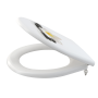 Сидение для унитаза Alcaplast Softclose, 5,7х37,5х46,2 см, белое, A604 FLOWER
