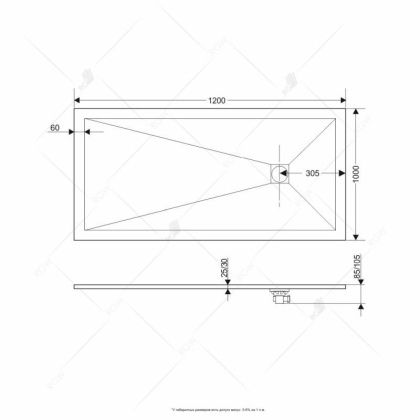 Душевой поддон RGW ST-0120G 100 x 120 см, прямоугольный, из искусственного камня, графит, 16152012-02 Душевой поддон RGW ST-0120G 100 x 120 см, прямоугольный, из искусственного камня, графит, 16152012-02