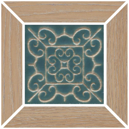 Вставка Тровазо наборный бежевый матовый 13x13x0,9 Вставка Тровазо наборный бежевый матовый 13x13x0,9