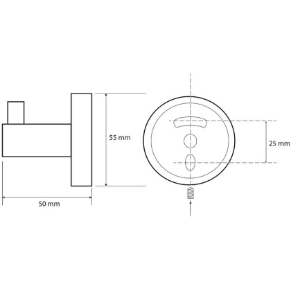Крючок Bemeta Brilo 161106020 Золото