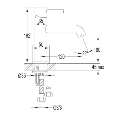 Смеситель для умывальника OMNIRES Y Y1210NNI (никель) Смеситель для умывальника OMNIRES Y Y1210NNI (никель)